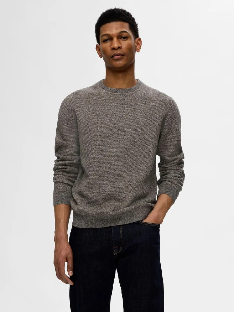 bomull_rundringad_trja_0-4.webp SELECTED 100% BOMULL RUNDRINGAD TRÖJA Grey Cheap