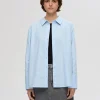 SELECTED 100% BOMULL SKJORTA Blue Fashion