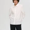 SELECTED 100% BOMULL SKJORTA White Best