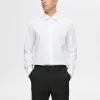 SELECTED 100% BOMULL SKJORTA White Cheap