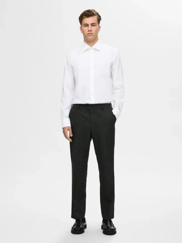 SELECTED 100% BOMULL SKJORTA White Cheap