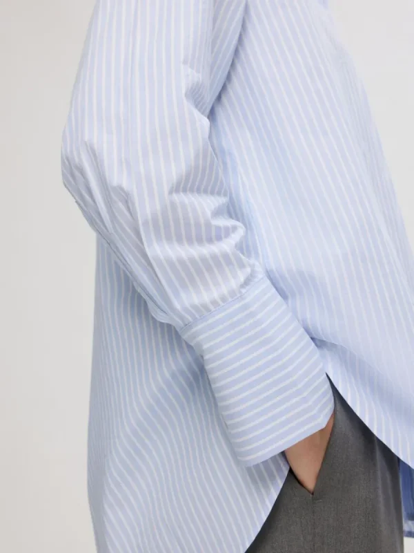 SELECTED 100% BOMULL SKJORTA Blue Discount