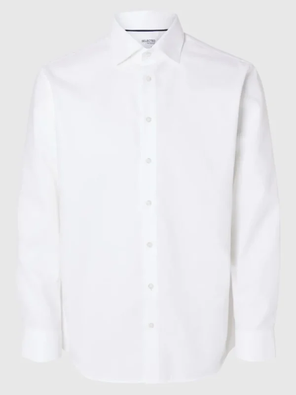 SELECTED 100% BOMULL SKJORTA White Cheap