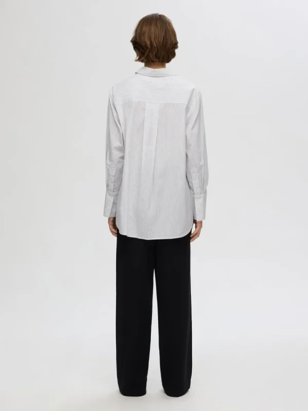 SELECTED 100% BOMULL SKJORTA White Store