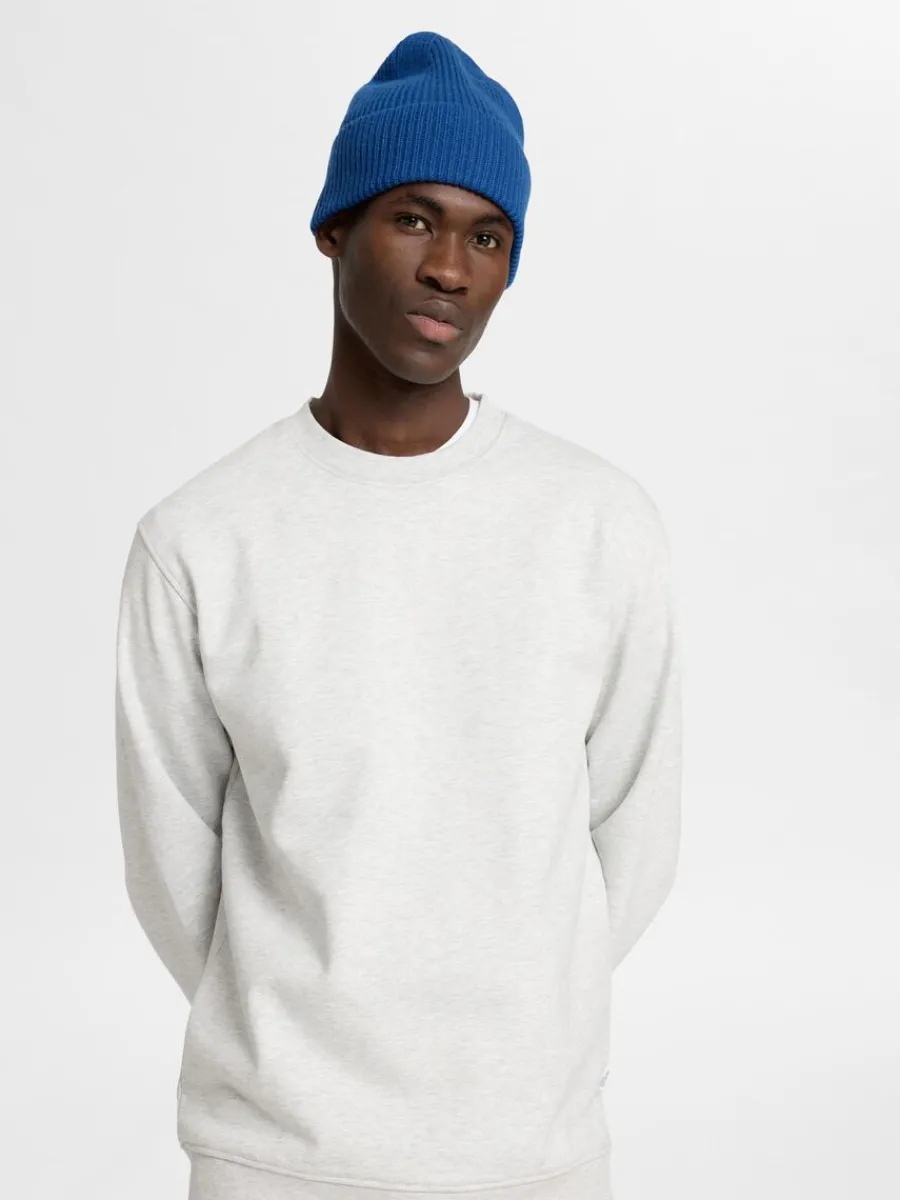 bomull_sweatshirt_4-1.webp SELECTED 100% BOMULL SWEATSHIRT Grey Best Sale