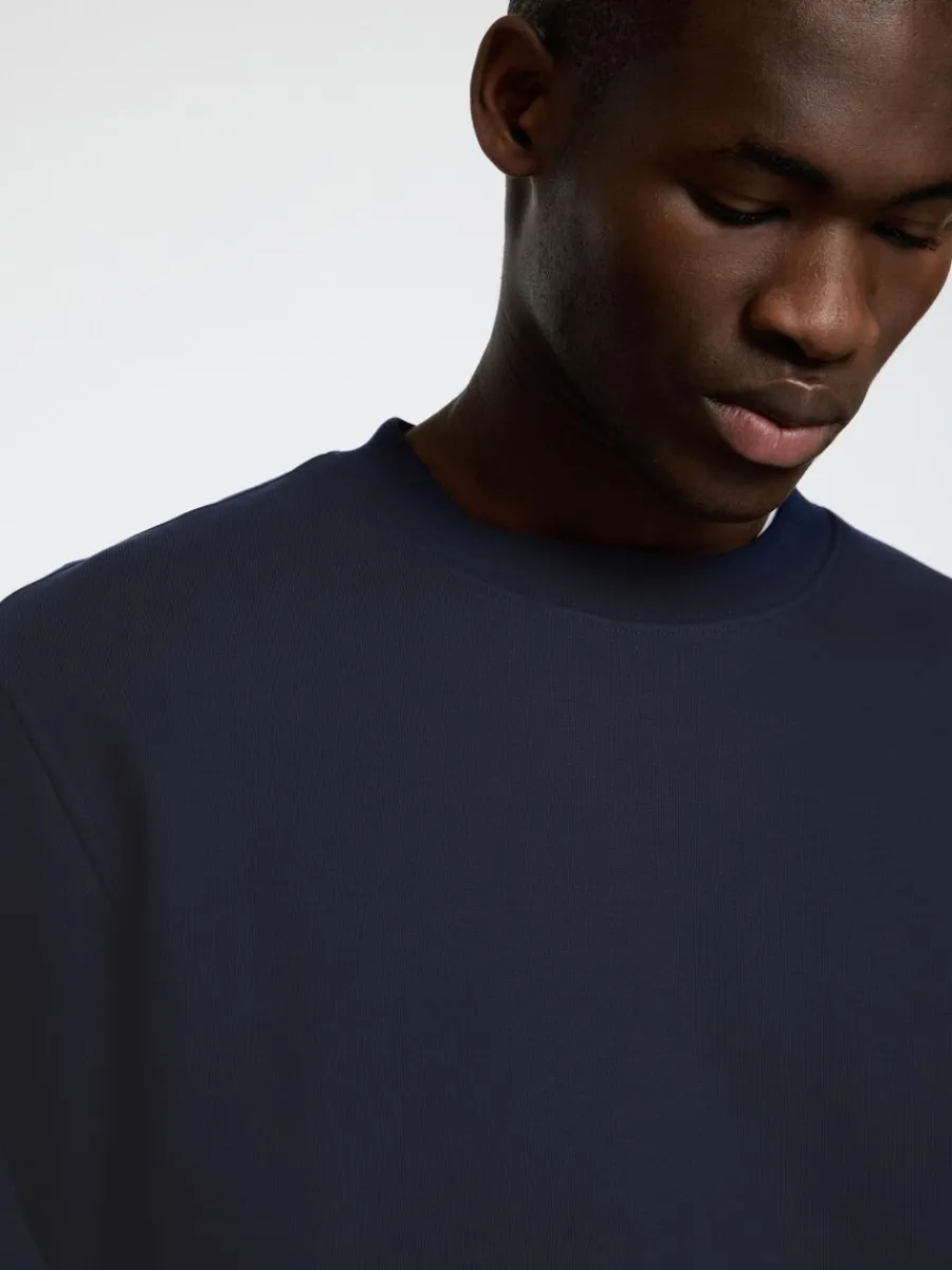 bomull_sweatshirt_4.webp SELECTED 100% BOMULL SWEATSHIRT Blue Online