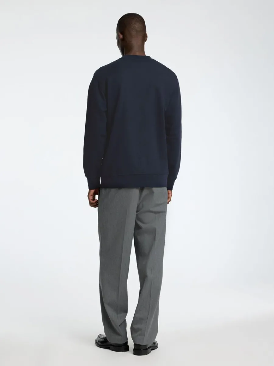 bomull_sweatshirt_5.webp SELECTED 100% BOMULL SWEATSHIRT Blue Online
