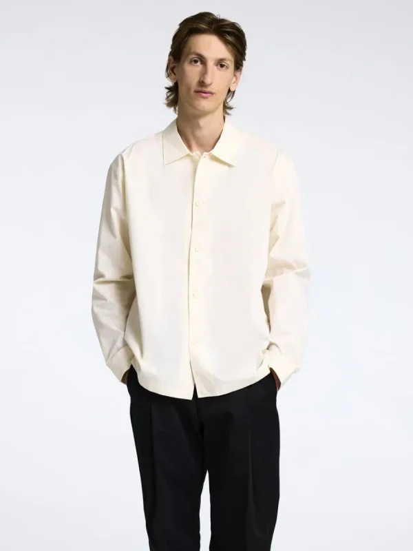 SELECTED 100% BOMULL ÖVERSKJORTA Beige Clearance