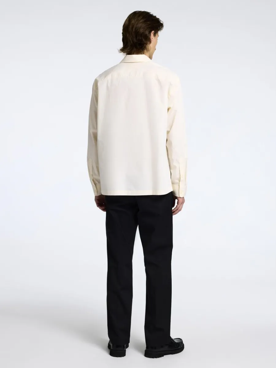 bomull_verskjorta_1-1.webp SELECTED 100% BOMULL ÖVERSKJORTA Beige Clearance