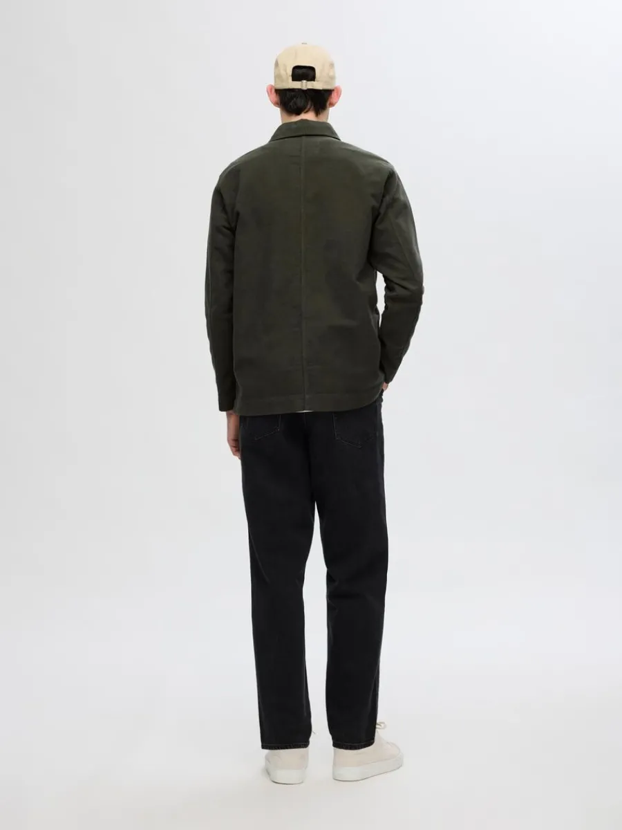 bomull_verskjorta_1-4.webp SELECTED 100% BOMULL ÖVERSKJORTA Green Fashion