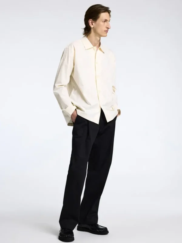 SELECTED 100% BOMULL ÖVERSKJORTA Beige Clearance