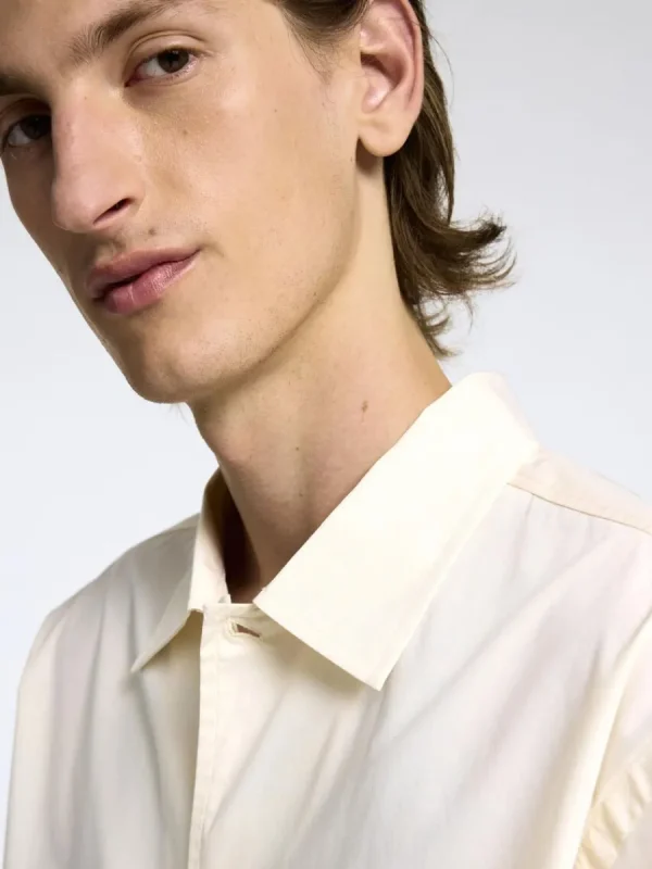 SELECTED 100% BOMULL ÖVERSKJORTA Beige Clearance