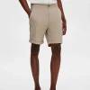 SELECTED BOMULLSSYDD CHINOSHORTS Beige Cheap