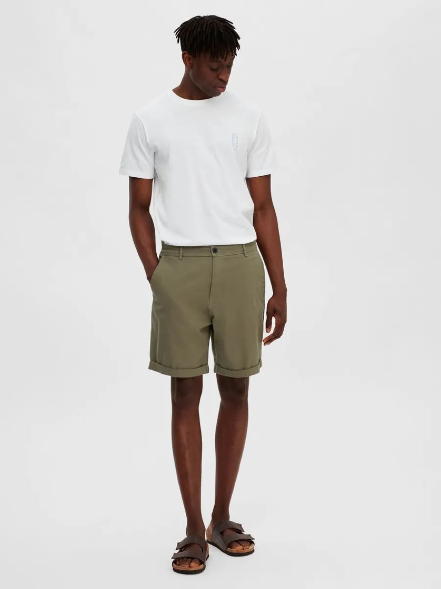 bomullssydd_chinoshorts_2.webp SELECTED BOMULLSSYDD CHINOSHORTS Green Discount