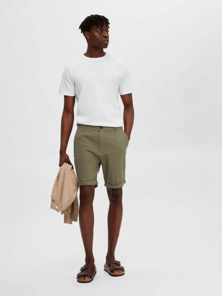 bomullssydd_chinoshorts_3.webp SELECTED BOMULLSSYDD CHINOSHORTS Green Discount