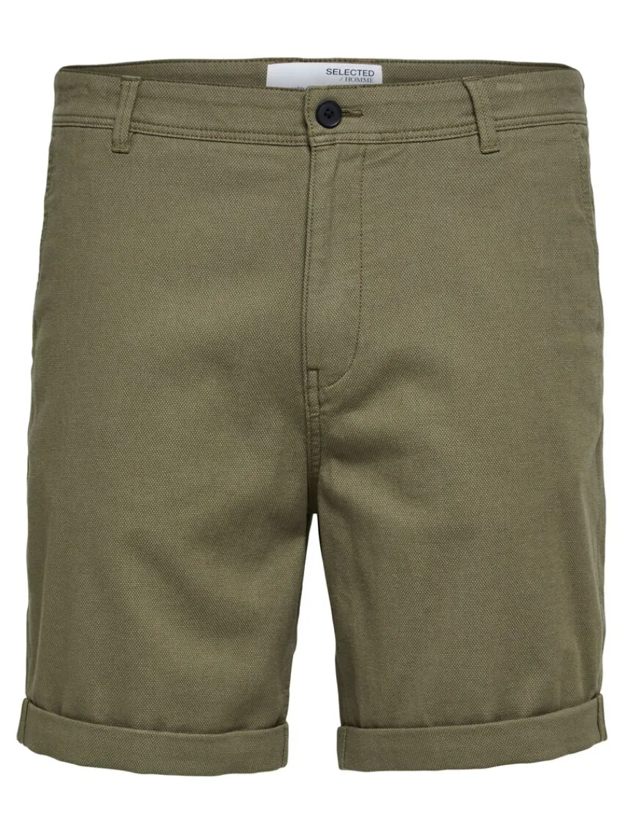 bomullssydd_chinoshorts_4.webp SELECTED BOMULLSSYDD CHINOSHORTS Green Discount