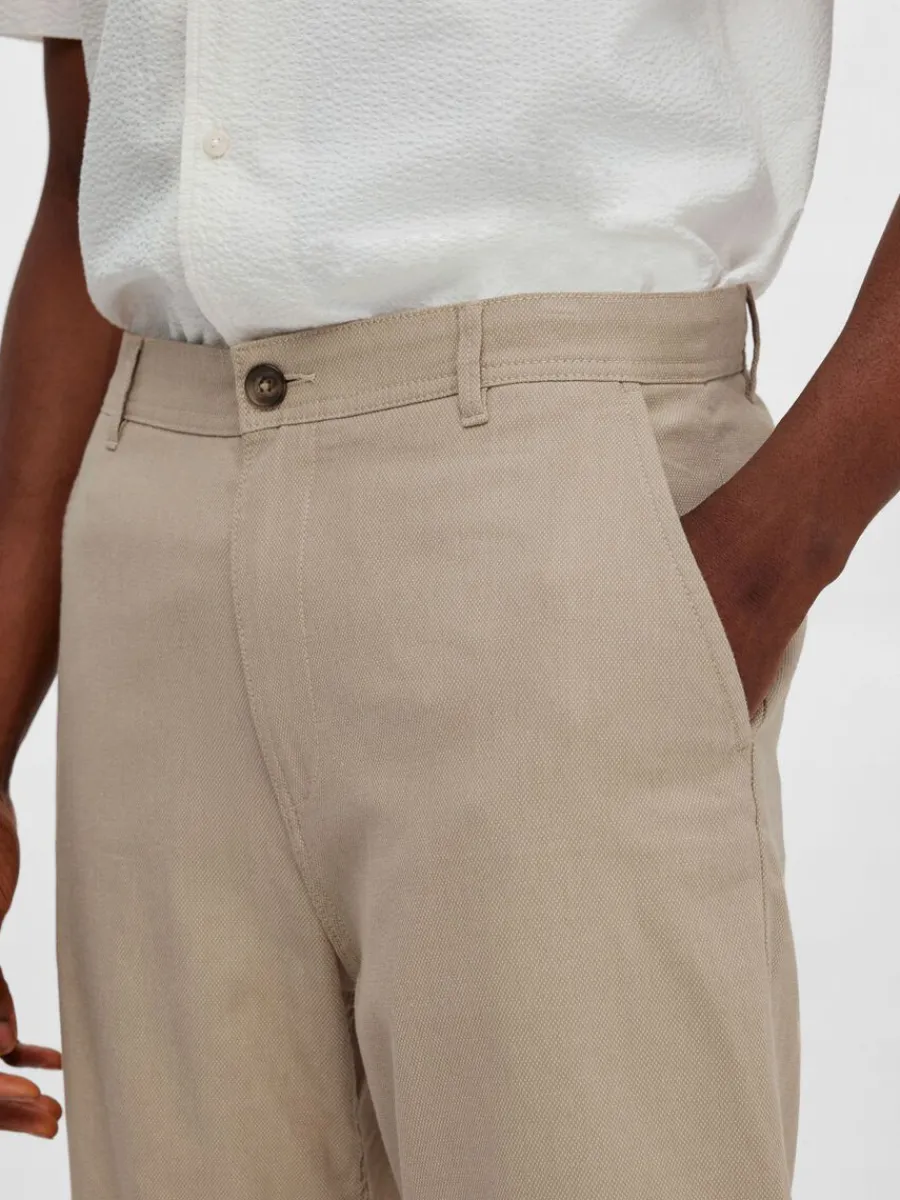 bomullssydd_chinoshorts_5-1.webp SELECTED BOMULLSSYDD CHINOSHORTS Beige Cheap