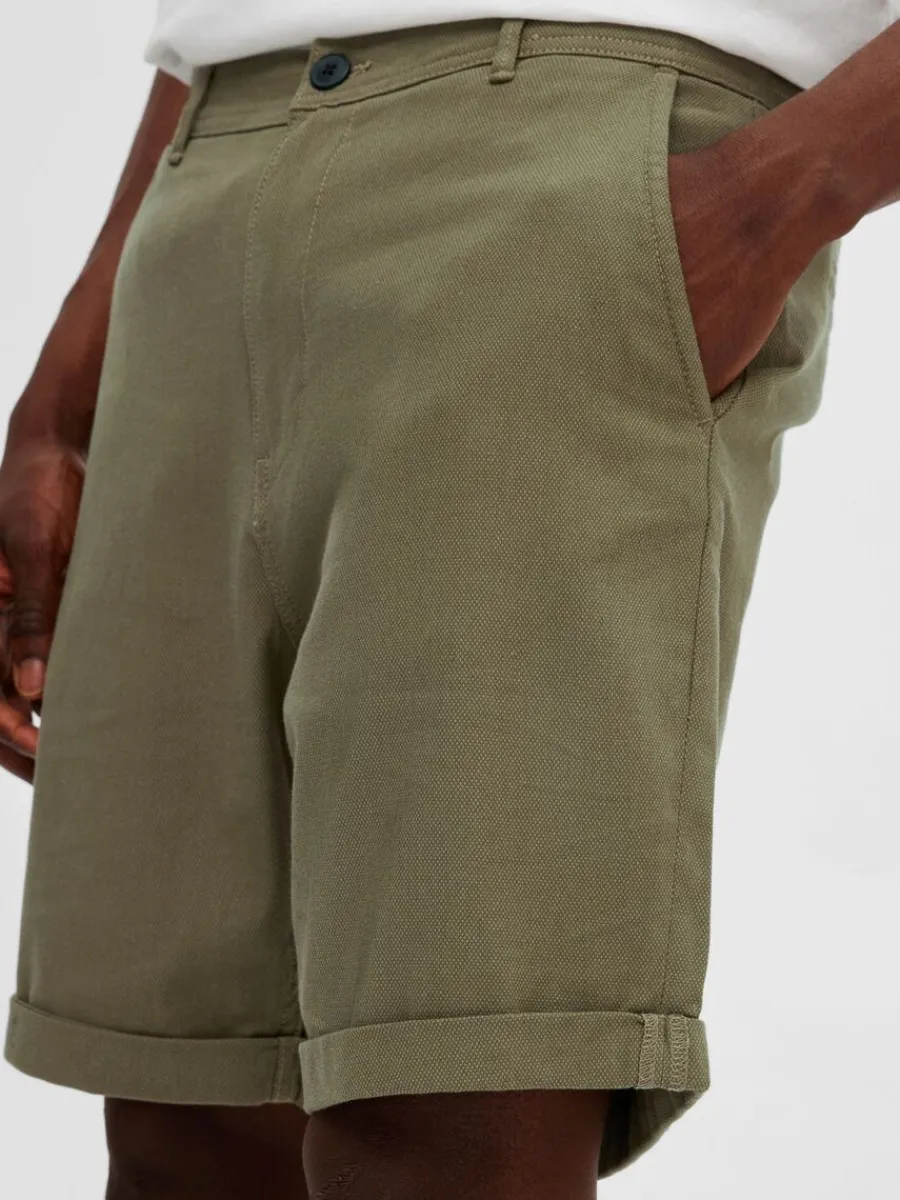 bomullssydd_chinoshorts_5.webp SELECTED BOMULLSSYDD CHINOSHORTS Green Discount