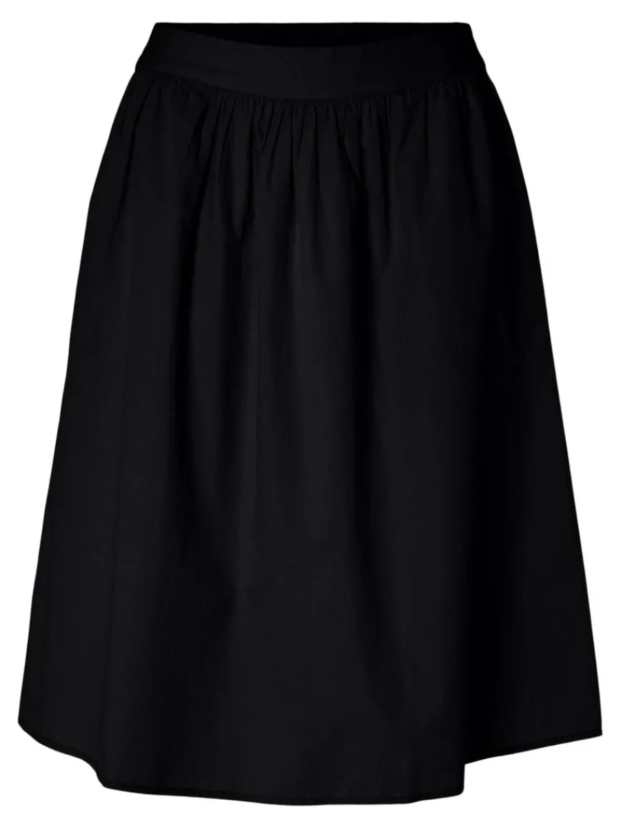 bomullssydd_midikjol_0-1.webp SELECTED BOMULLSSYDD MIDIKJOL Black Sale