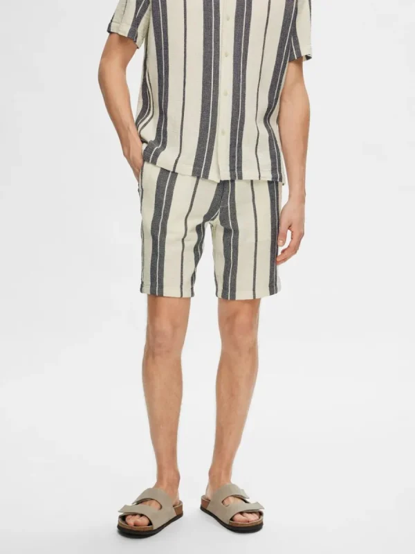 SELECTED BOMULLSSYDD SHORTS White Sale