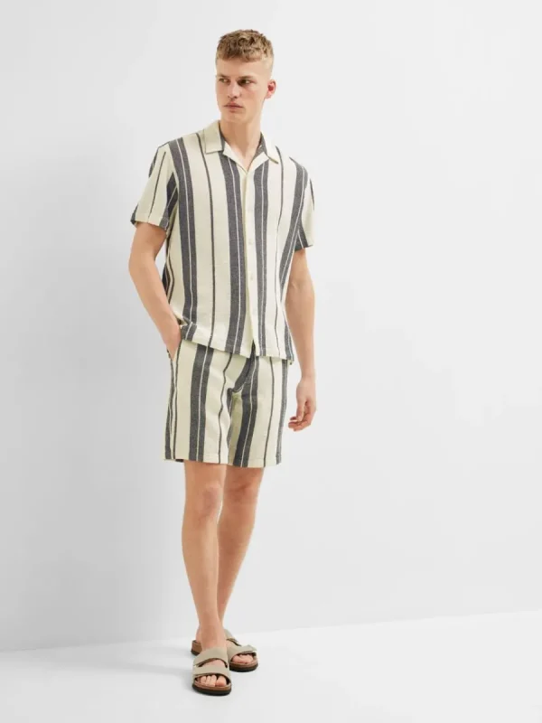 SELECTED BOMULLSSYDD SHORTS White Sale