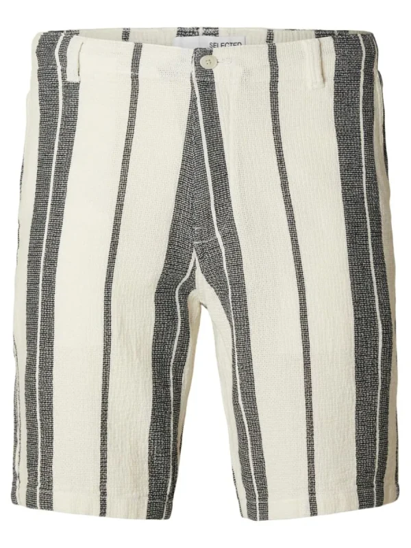 SELECTED BOMULLSSYDD SHORTS White Sale