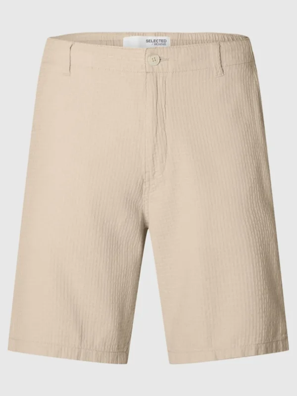 SELECTED BOMULLSSYDD SHORTS Beige Shop
