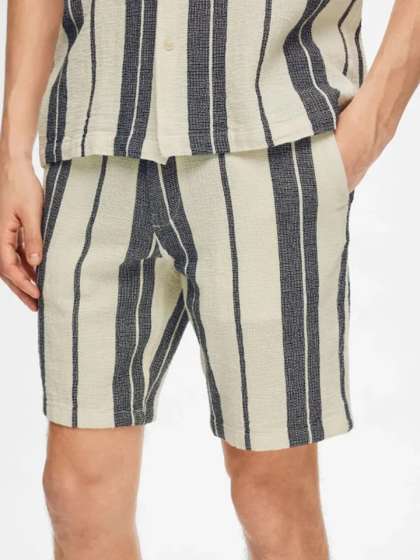 SELECTED BOMULLSSYDD SHORTS White Sale