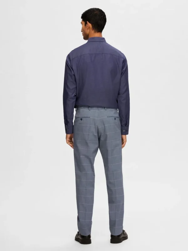 SELECTED BOMULLSSYDD SKJORTA Blue Outlet
