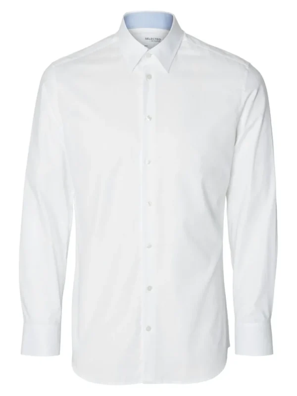 SELECTED BOMULLSSYDD SKJORTA White Cheap