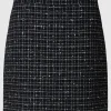 SELECTED BOUCLÉ MINIKJOL Black Best