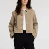 SELECTED BOXY FIT JEANSJACKA Beige Best