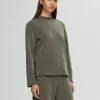 SELECTED BOXY FIT LÅNGÄRMAD T-SHIRT Green Outlet