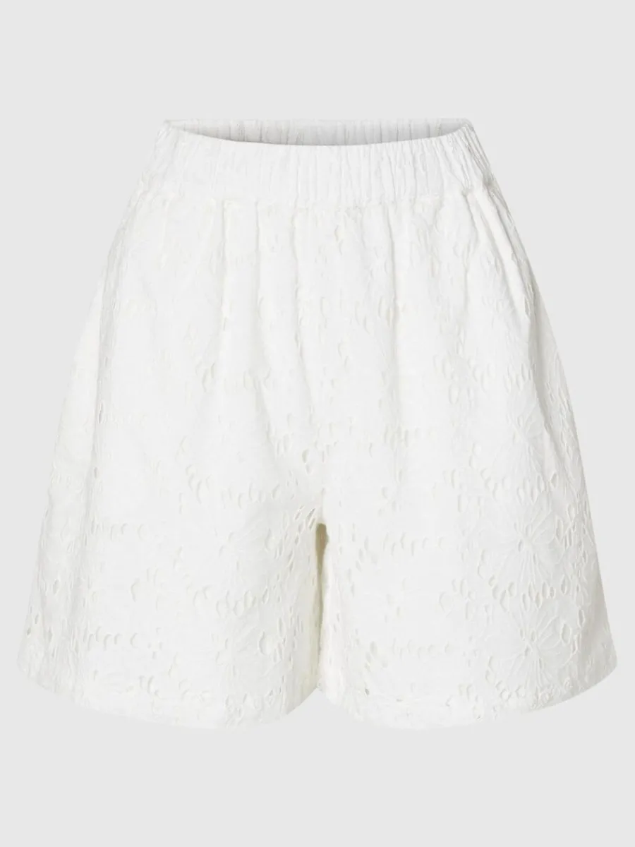 broderie_anglaise_shorts_0-1.webp SELECTED BRODERIE ANGLAISE SHORTS White Outlet