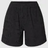 SELECTED BRODERIE ANGLAISE SHORTS Black Fashion