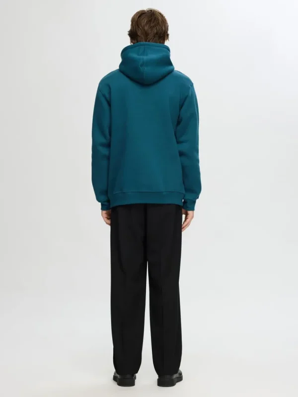 SELECTED BRODYRPRYDD HOODIE Blue Fashion
