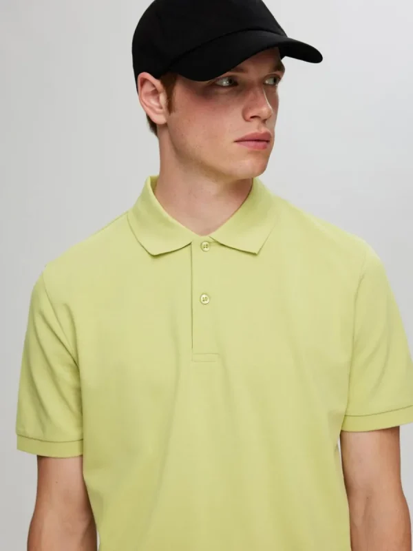 SELECTED BRODYRPRYDD PIKÉTRÖJA Green Fashion