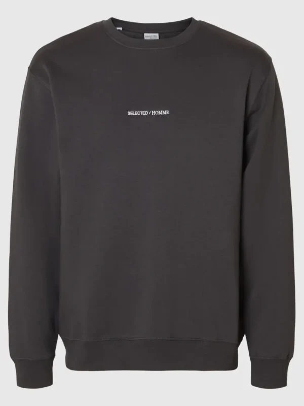 SELECTED BRODYRPRYDD SWEATSHIRT Grey Cheap