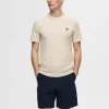 SELECTED BRODYRPRYDD T-SHIRT Beige Flash Sale