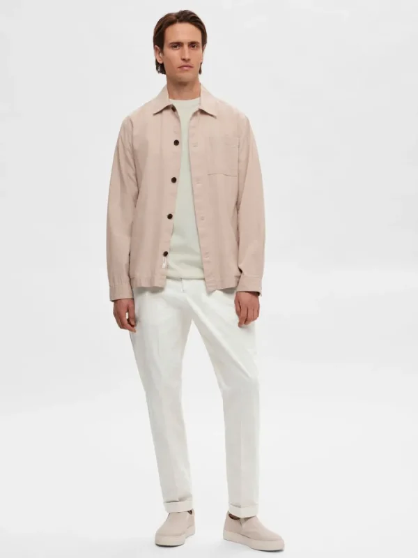SELECTED BRODYRPRYDD T-SHIRT White Cheap