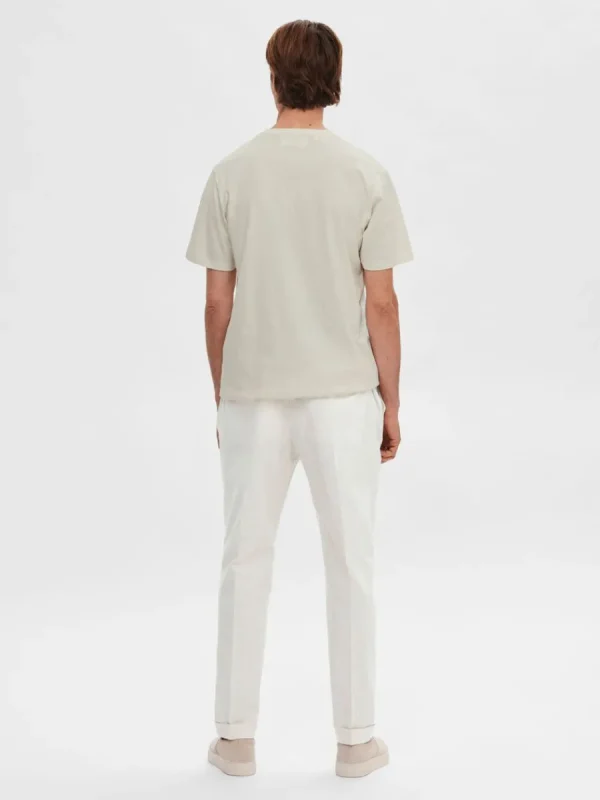 SELECTED BRODYRPRYDD T-SHIRT White Cheap