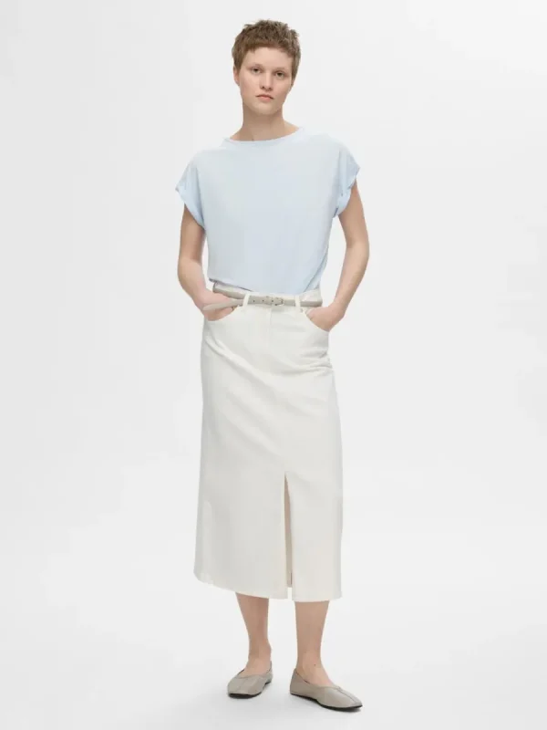 SELECTED BÅTRINGNING T-SHIRT Blue Flash Sale