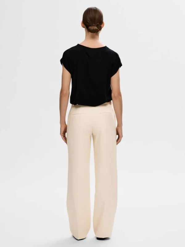 SELECTED BÅTRINGNING T-SHIRT Black Cheap