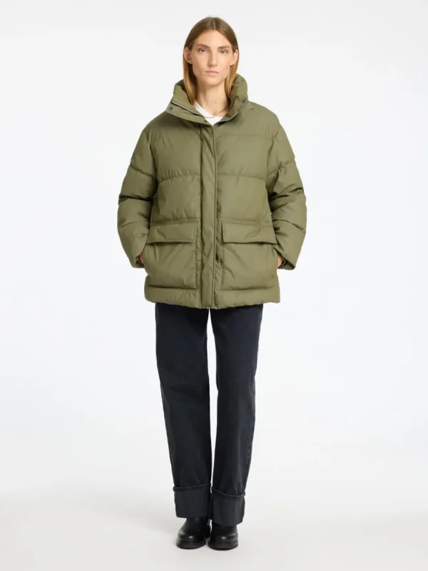 SELECTED COATED VADDERAD JACKA Green Fashion