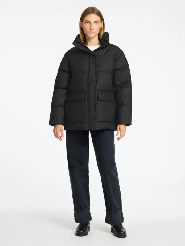 SELECTED COATED VADDERAD JACKA Black Outlet