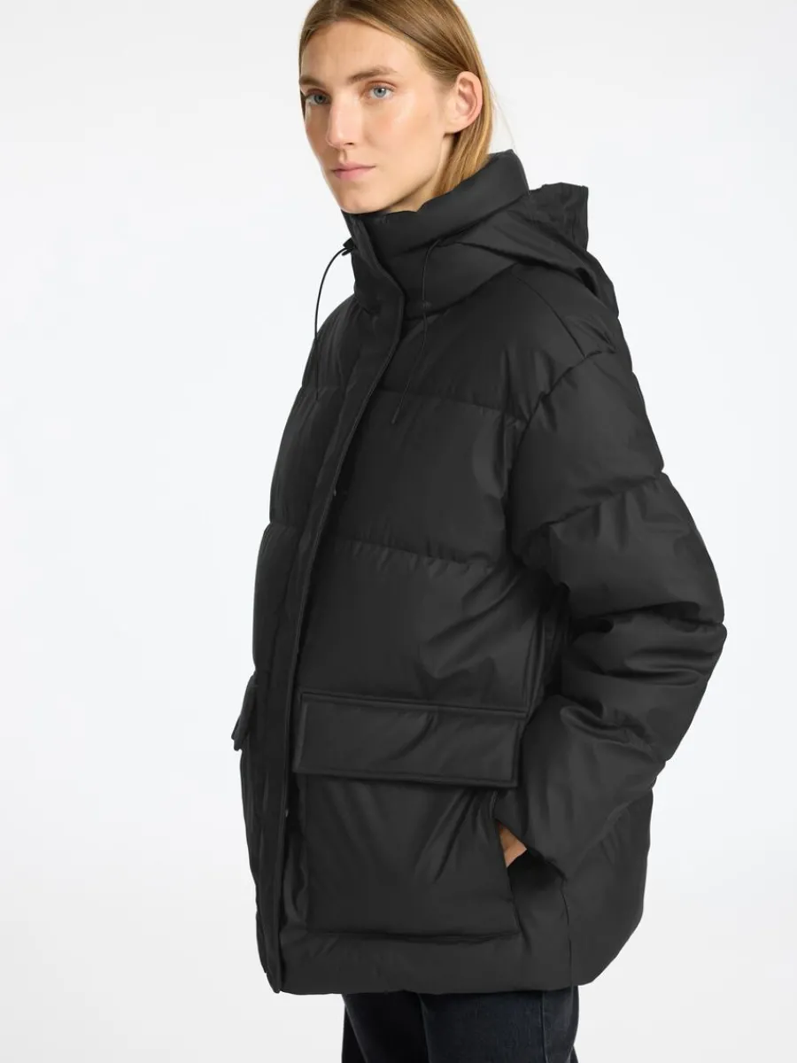 coated_vadderad_jacka_2-2.webp SELECTED COATED VADDERAD JACKA Black Outlet