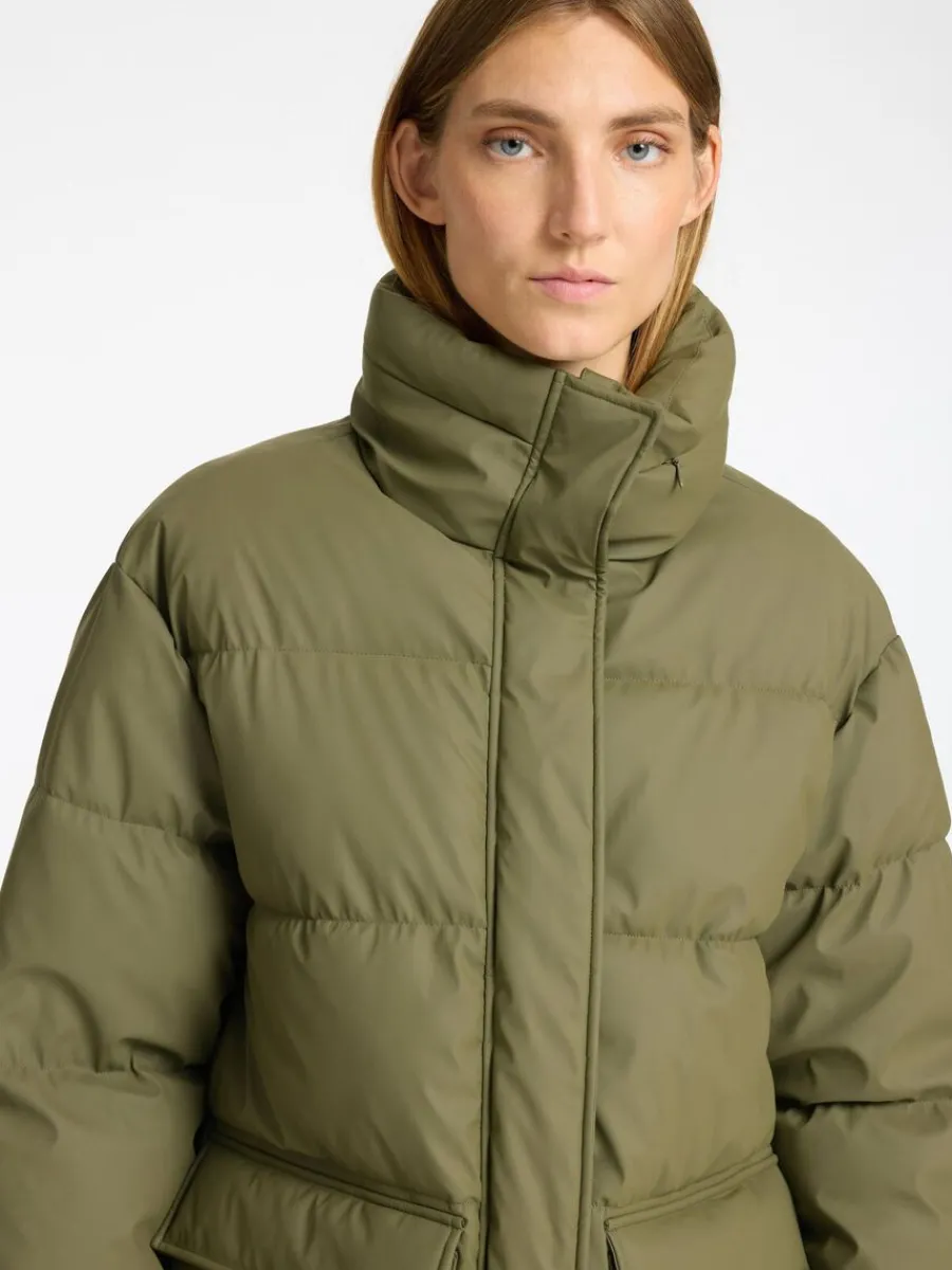 coated_vadderad_jacka_3-1.webp SELECTED COATED VADDERAD JACKA Green Fashion