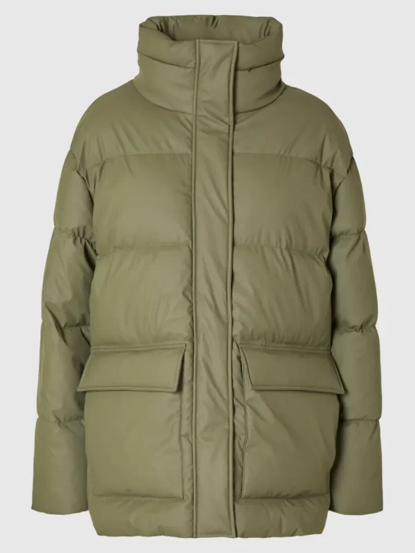 SELECTED COATED VADDERAD JACKA Green Fashion