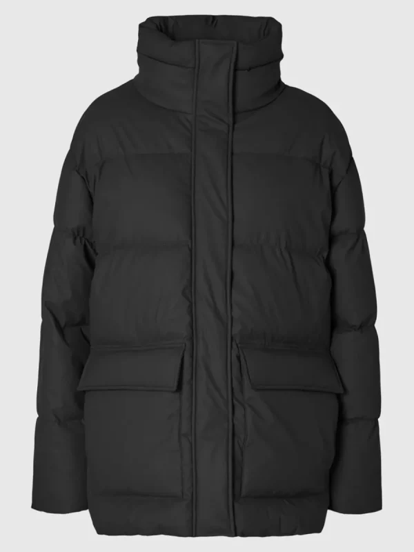 SELECTED COATED VADDERAD JACKA Black Outlet
