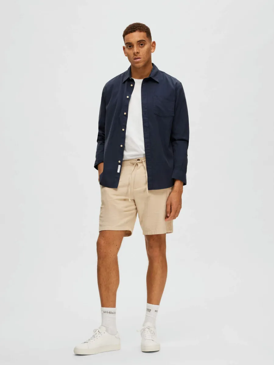 comfort_fit_shorts_2-1.webp SELECTED COMFORT FIT SHORTS Beige Cheap